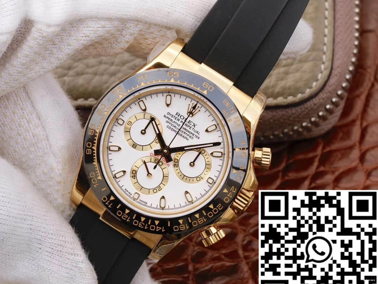 Daytona M116518ln-0041 JH White Dial Rolex Cosmograph Factory 0214